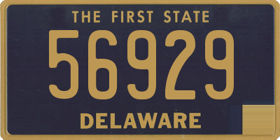 DE license plate 56929