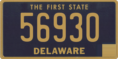 DE license plate 56930