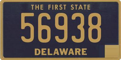 DE license plate 56938