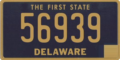 DE license plate 56939