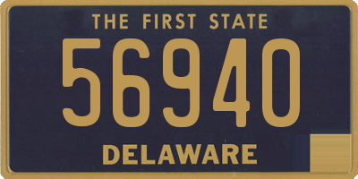 DE license plate 56940