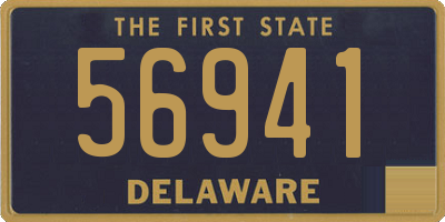 DE license plate 56941