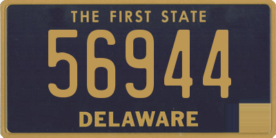 DE license plate 56944