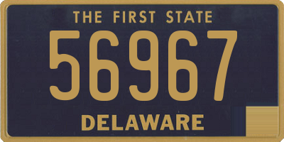 DE license plate 56967