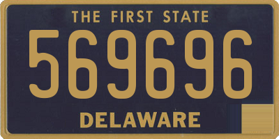 DE license plate 569696