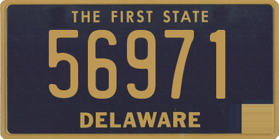 DE license plate 56971