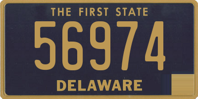 DE license plate 56974