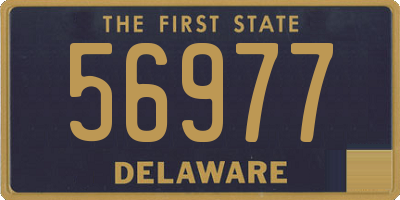 DE license plate 56977