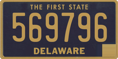 DE license plate 569796