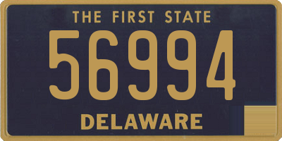 DE license plate 56994