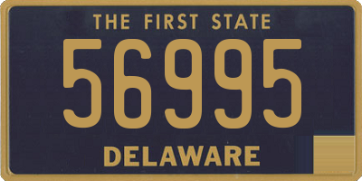 DE license plate 56995