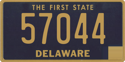 DE license plate 57044