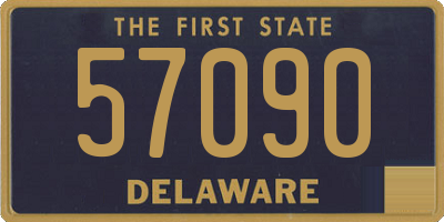 DE license plate 57090