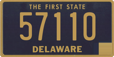 DE license plate 57110
