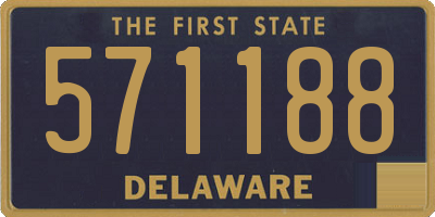 DE license plate 571188