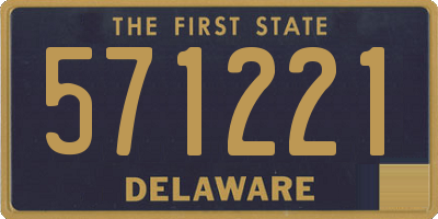 DE license plate 571221