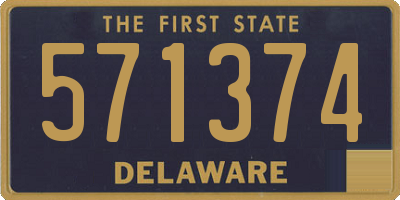 DE license plate 571374