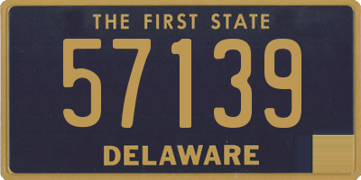 DE license plate 57139