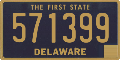 DE license plate 571399