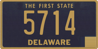 DE license plate 5714