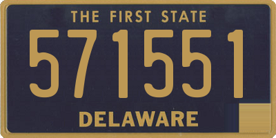 DE license plate 571551