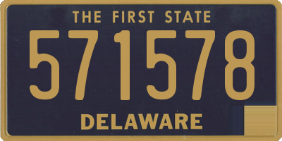 DE license plate 571578