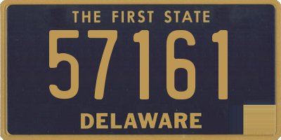 DE license plate 57161