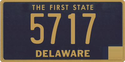 DE license plate 5717