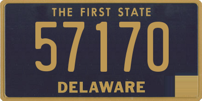 DE license plate 57170