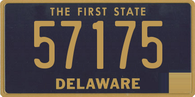 DE license plate 57175