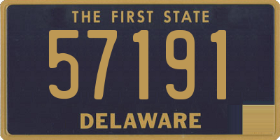 DE license plate 57191