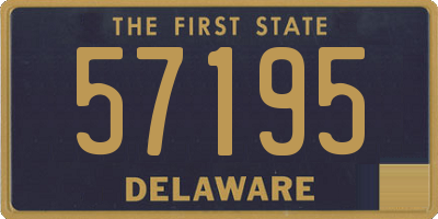 DE license plate 57195