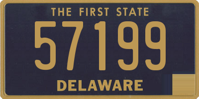 DE license plate 57199