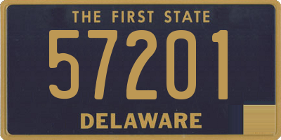 DE license plate 57201