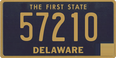 DE license plate 57210
