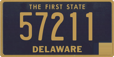 DE license plate 57211