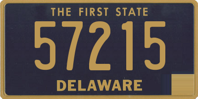 DE license plate 57215