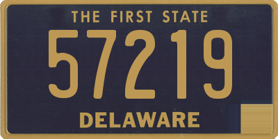 DE license plate 57219