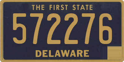 DE license plate 572276