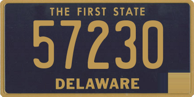 DE license plate 57230