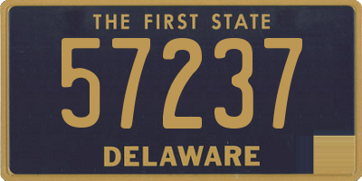 DE license plate 57237
