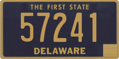 DE license plate 57241