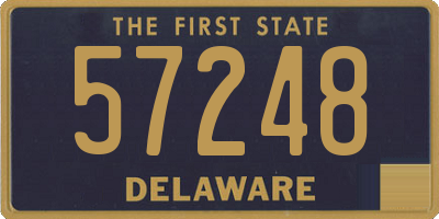 DE license plate 57248