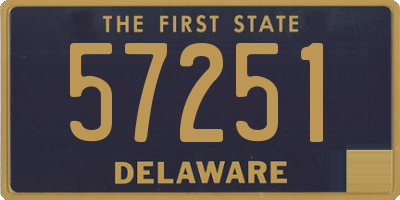 DE license plate 57251