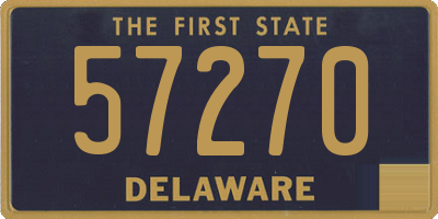 DE license plate 57270