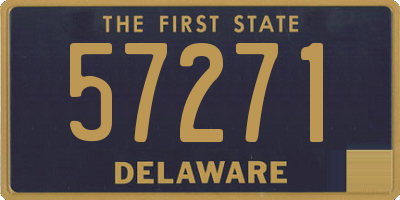 DE license plate 57271
