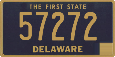 DE license plate 57272