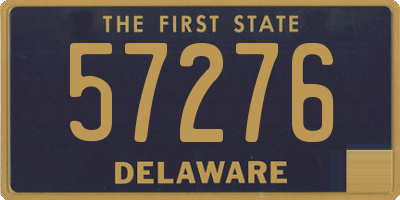 DE license plate 57276