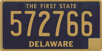 DE license plate 572766