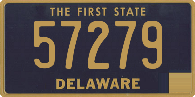 DE license plate 57279